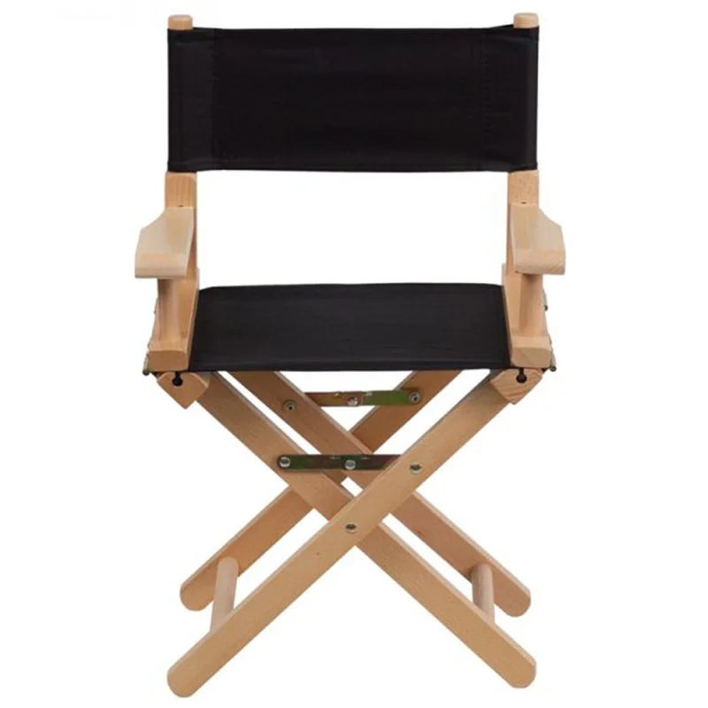 Good quality custom wooden folding low size short small children kids director chair