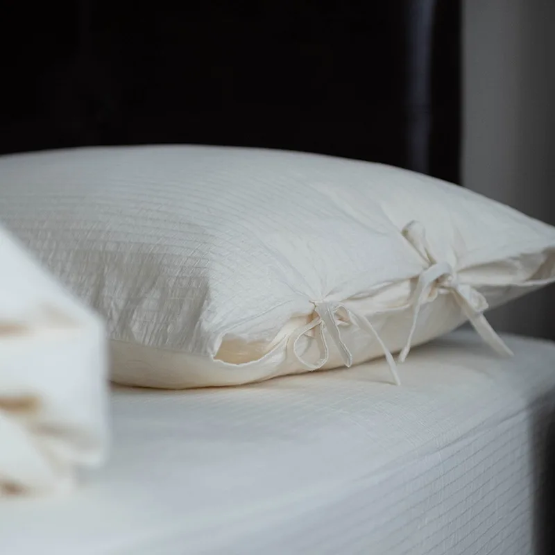 Solid Color 100% Linen Bed Sheets Plain Colored 4 PCS For French Hotel Queen Size Flax Linen Bedding Set