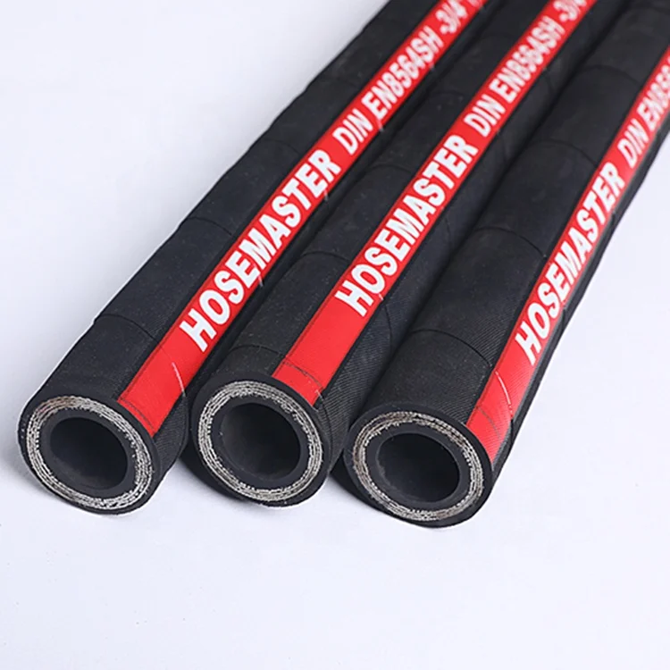 China manufactured flexible rubber hydraulic hose 1/2 inch rubber hose