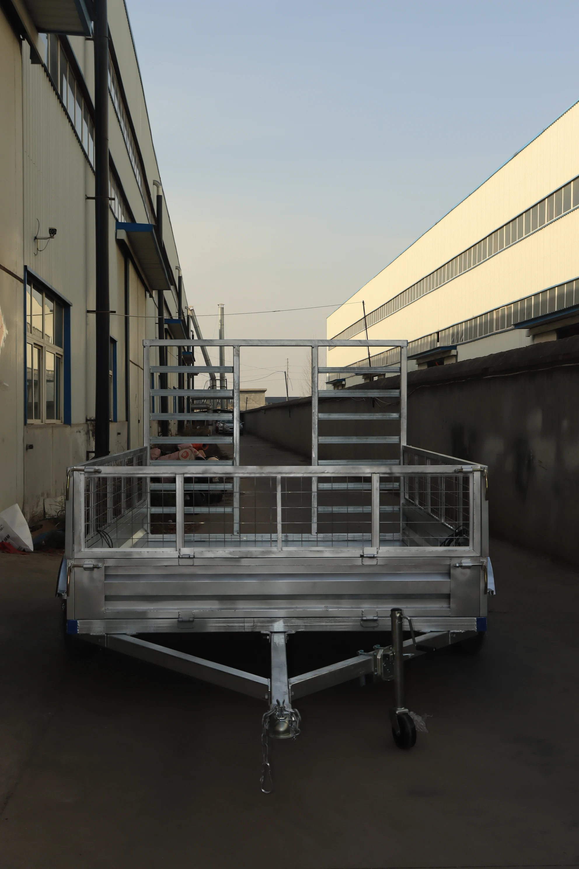 8x5 9x5 10x5 10x6 12x6 tandem axle box trailer with hot dip galvanized treatment