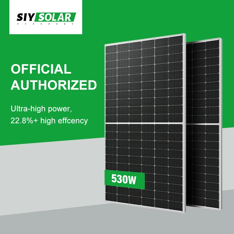 530-550W Home Complete Solar Energy System Imported Solar Panel with PERC & Half Cell Technology