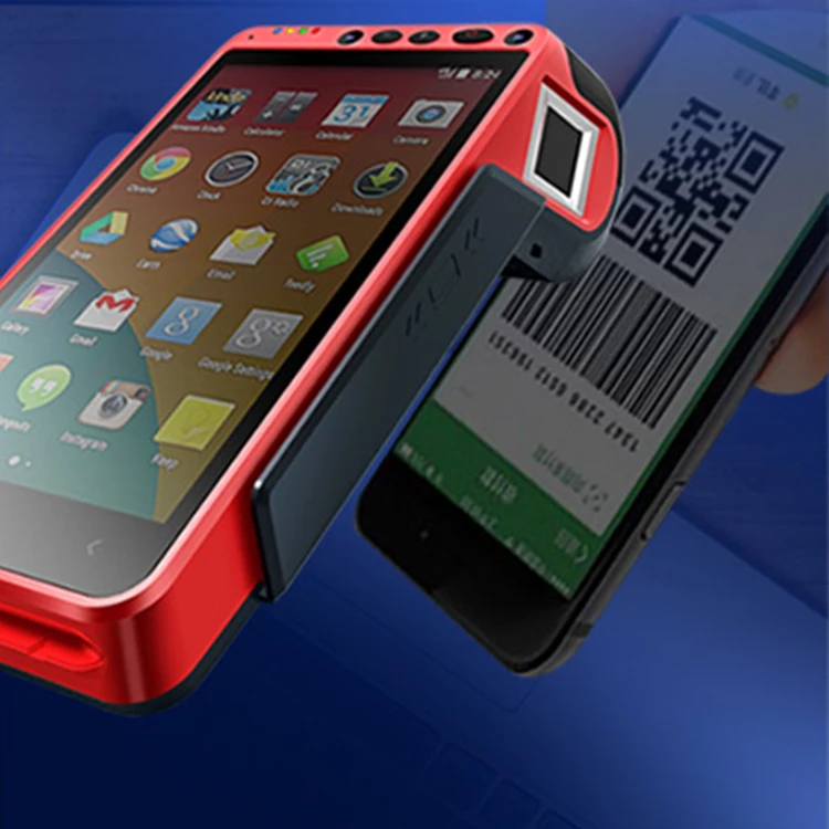 Smart Mobile 4G WiFi Wireless BT Handheld Android Touch POS Terminal with scanner HCC-Z100