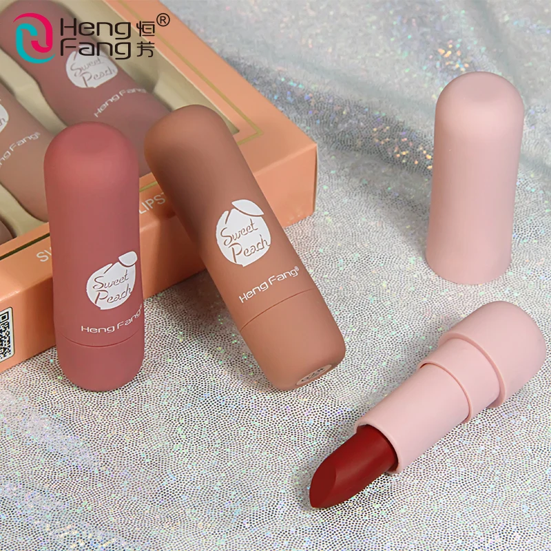 Sweet Peach Extract Lasting Moist Lip Silky Mist Surface Matte Lipstick