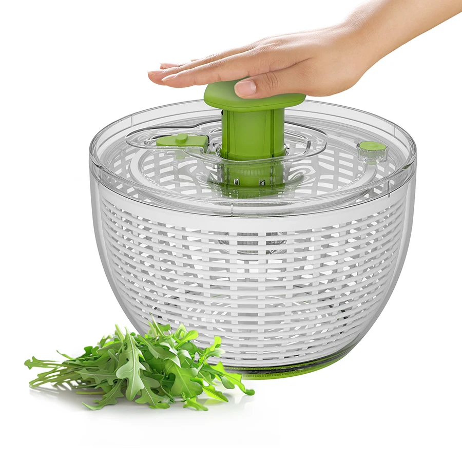 Salad Spinner Fruits Basket Vegetables Washer Dryer Fruit Drainer Lettuce Spinner Colander Basket for Kitchen Gadgets