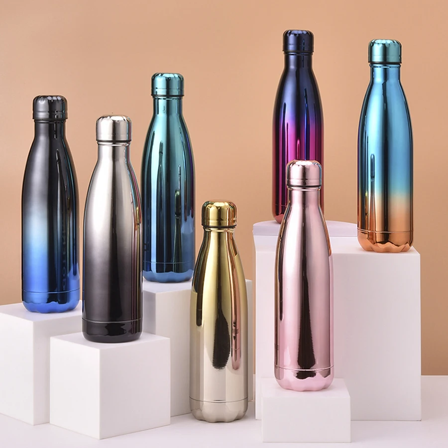 18 Oz Sport Water Bottles Stainless Steel Insulated Vacuum Flasks