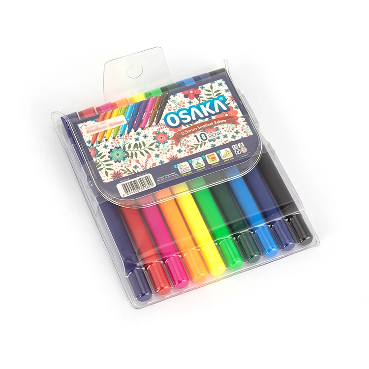 Тонкий наконечник цветной карандаш 0 4 мм 10/12 тонкая с зажимом