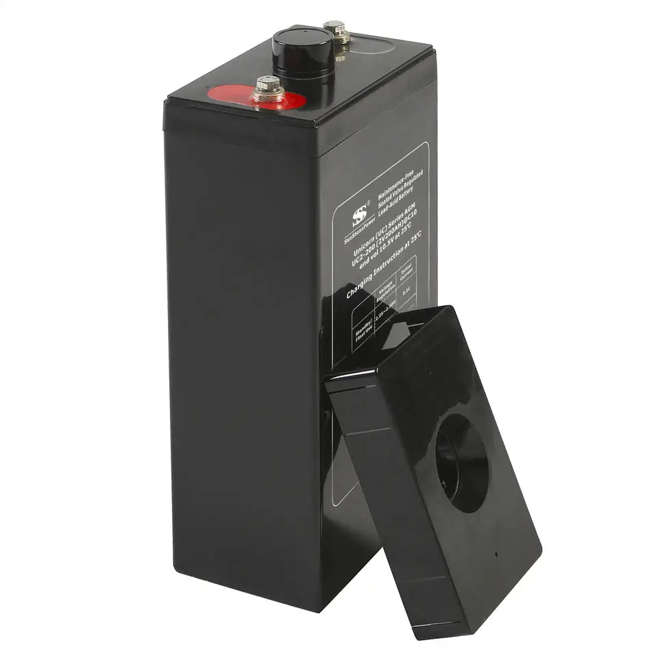 Deep cycle vrla battery 2v 100ah AGM sealed lead acid solar gel battery factory price