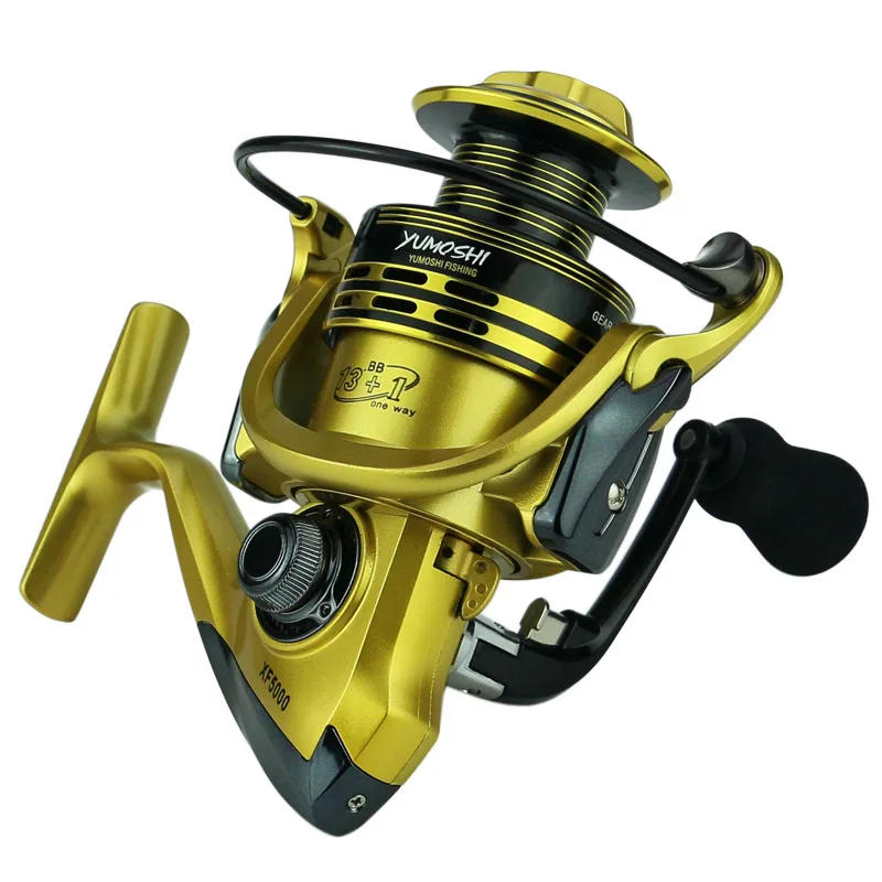 1000-7000 Metal Spinning Fishing Reel Saltwater Carp Ice Fishing Reel Front Big Game Trolling Saltwater Japan Quality Surf Cover