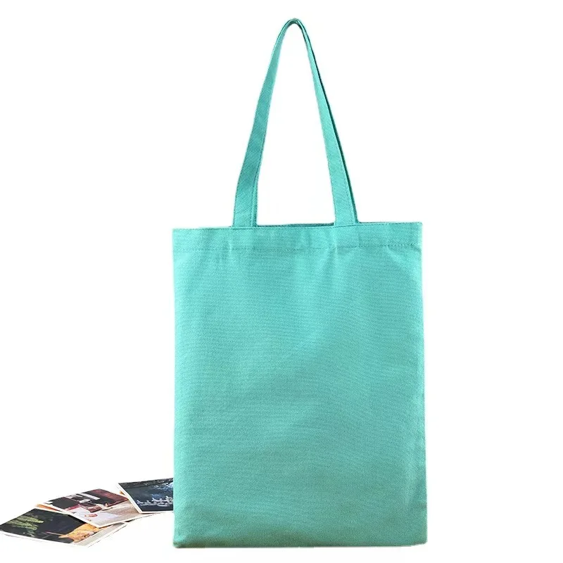 Calico Shopper Bags Plain Organic Reusable Foldable Custom Design Print Cotton Canvas Tote Shopping Bag