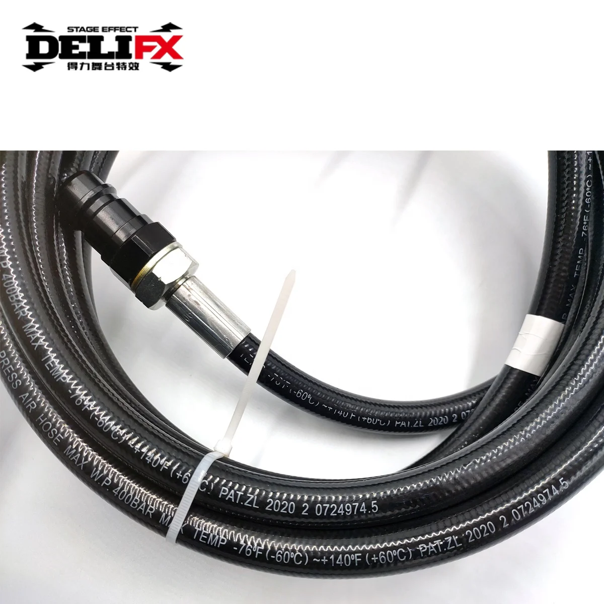 Duration Capability 400Bar High-pressure CO2 Air Hose Length Customizable Extension Gas Tube for Stage Special Effect Co2 Jet