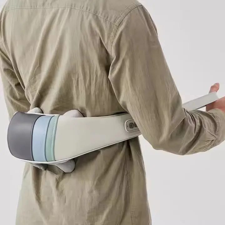 Rechargeable wearable 3d movement massage neck and shoulder and back massager