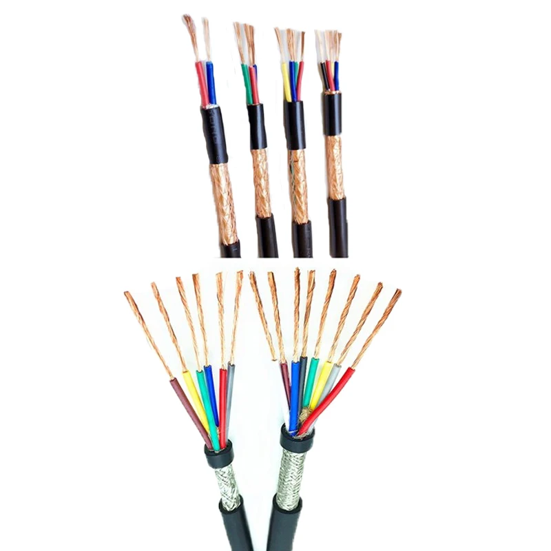 Good Quality Rvvp Al Foil Shieded Control Soft Cable Pe Pvc Insulated Electrical Wire