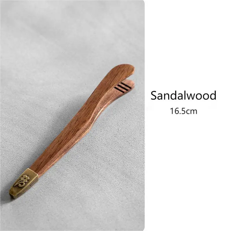 Wholesale Tea Accessories Small Bamboo Clip Clamp Wooden Food Tweezer Bamboo Tongs