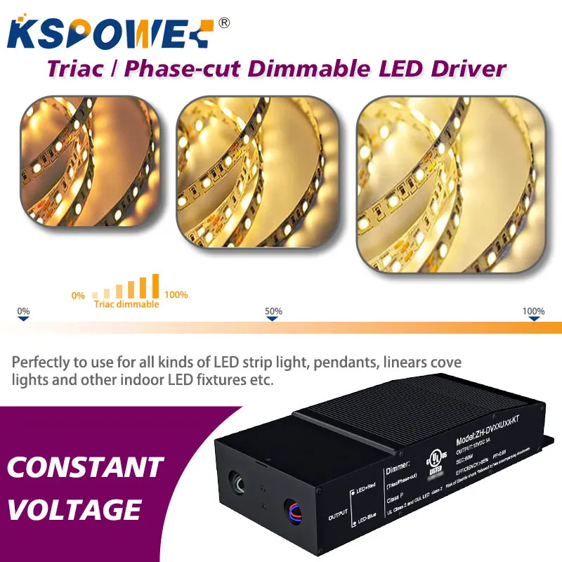 Switching Power Supply Led Strip Light Transformer12v 24v 20watts 40watts 60watts Phase Dimming Pool Light Transformers For Neon