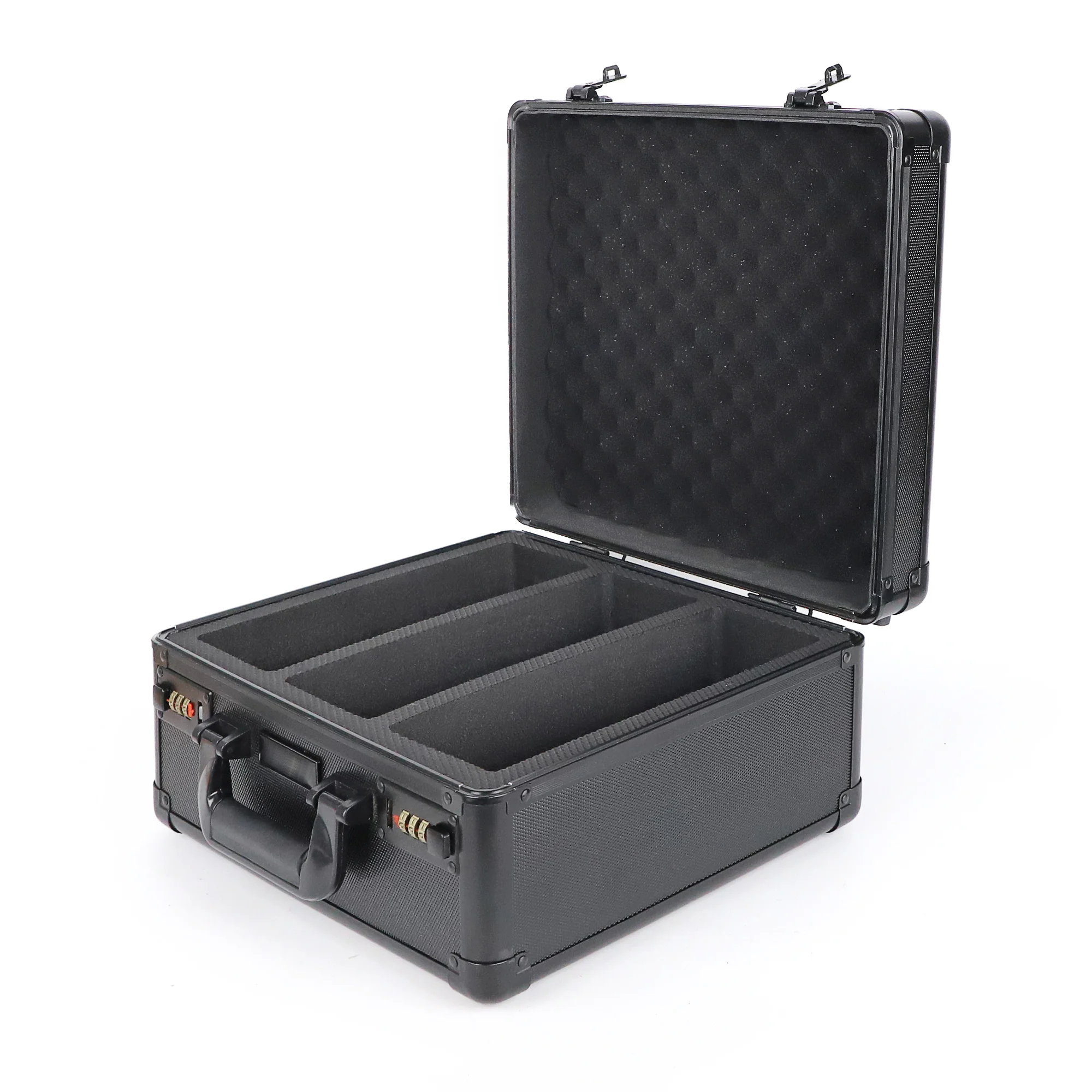 Custom OEM Manufacturer Hard Portable Aluminum Sample Carrying Case for Display Purpose
