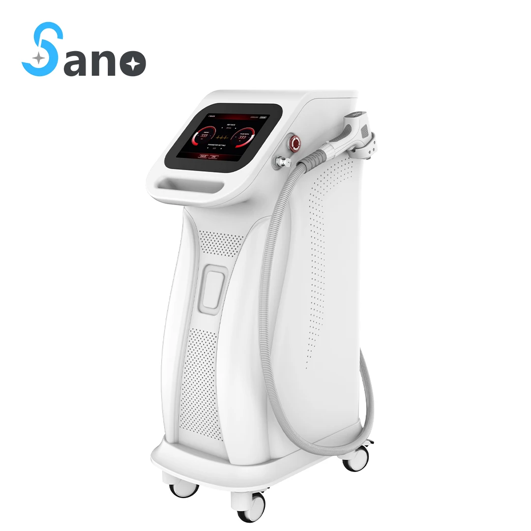 2024 best diode laser hair removal 755 + 808 + 1064nm wavelength 3 in 1 laser hair remove machine