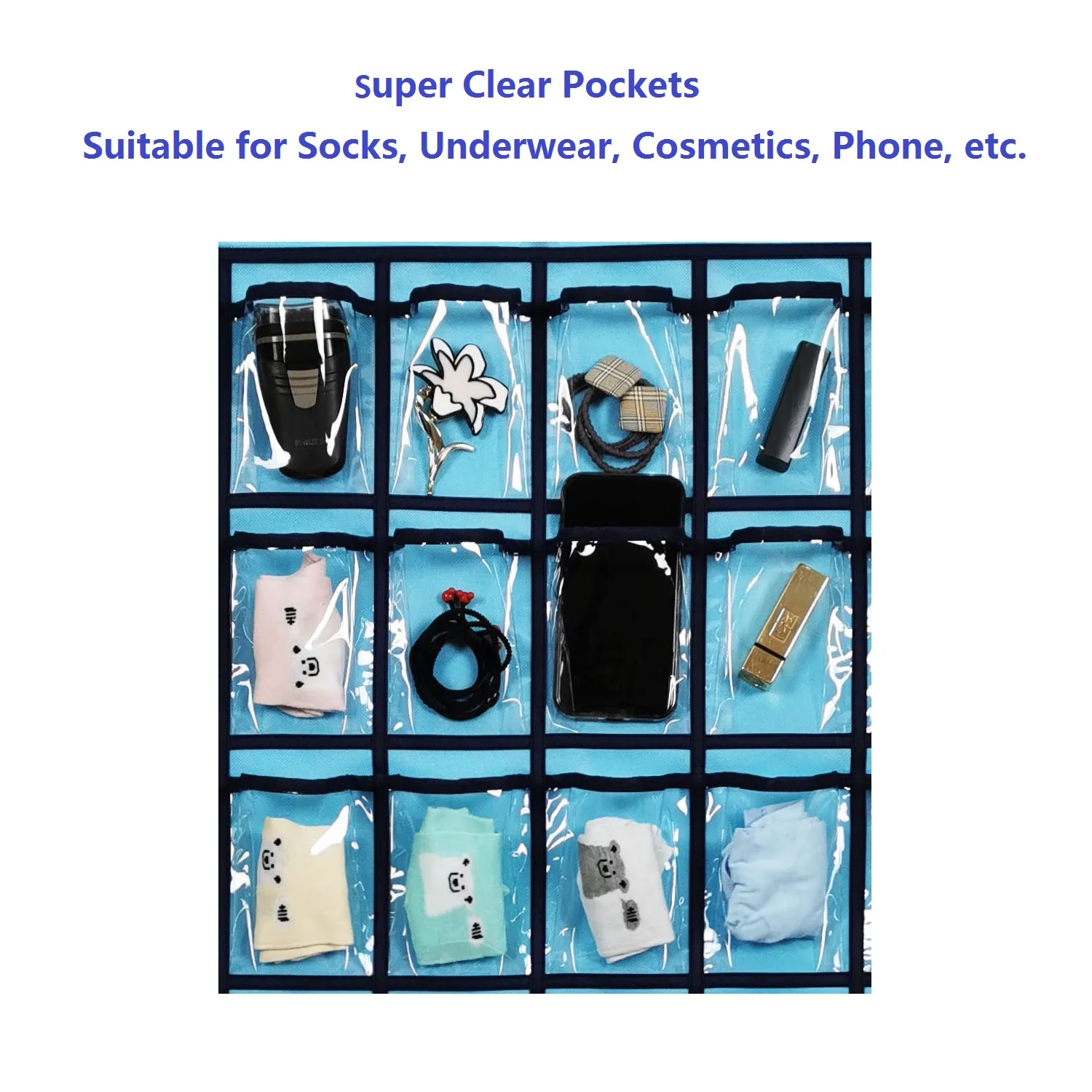 Pockets Classroom Wall Pocket Chart For Cell Phones Holder File Organizer