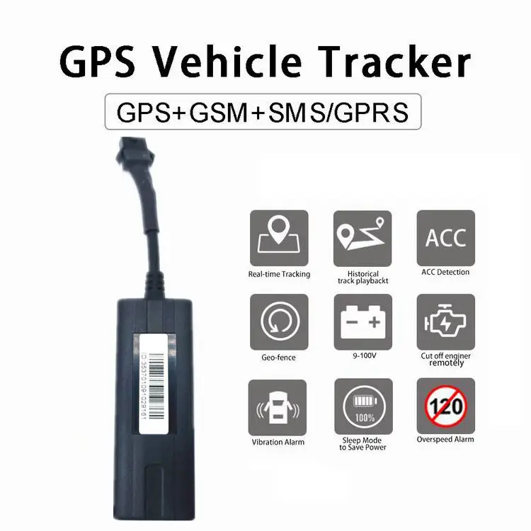 With relay car gps tracker 2g real-time tracking anti-theft GPS mini Tracker for vehicle/car/motorcycle free app