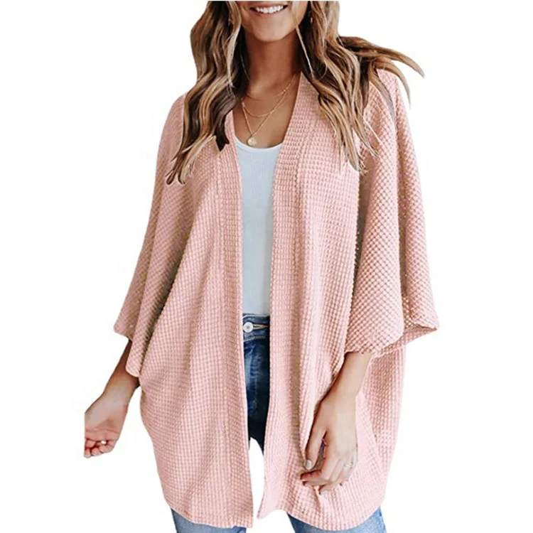Women Long Sleeve Cardigan Sweater Fashion Solid Casual Loose Fit Open Front Blouses Tops oversized sweater cardigans
