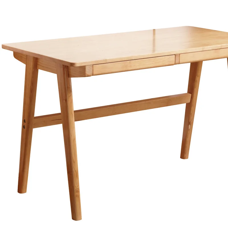 Factory direct sell solid wood office desk Student Desk And Chair Computer Table  set