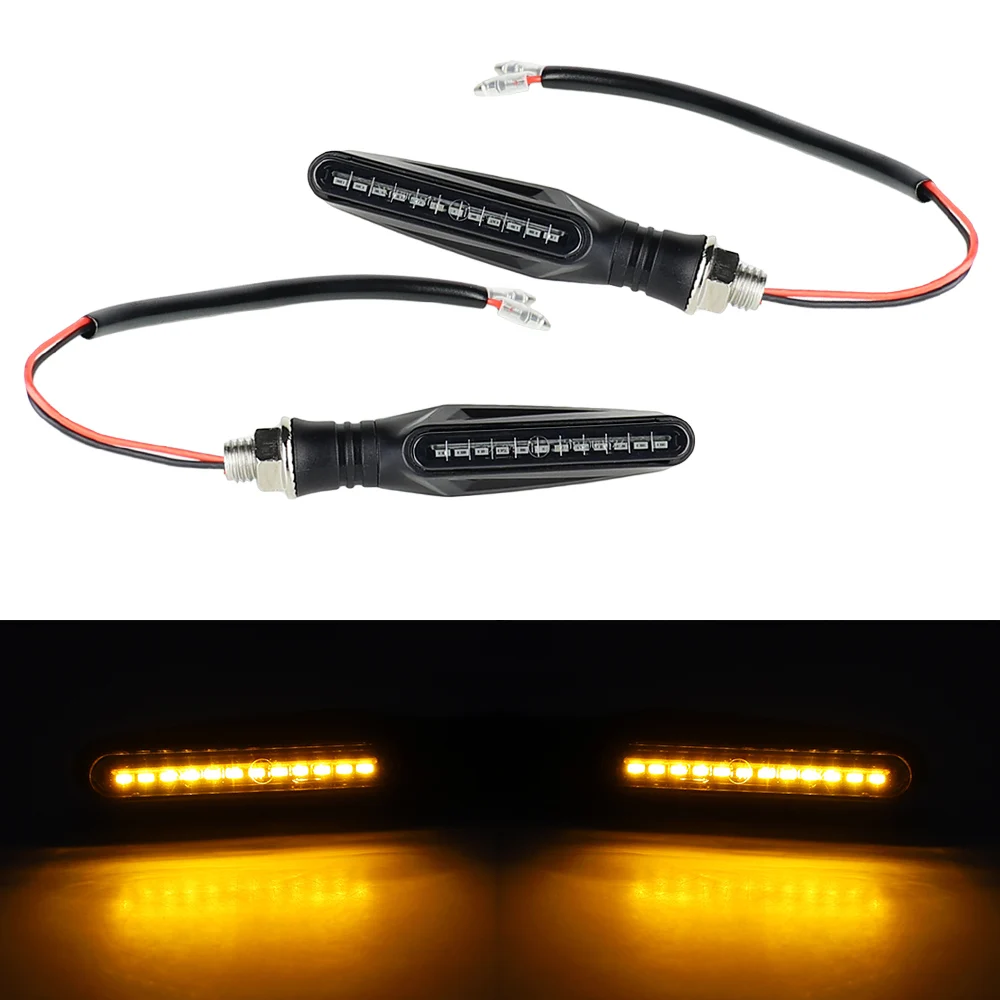  Светодиодная мотоциклетная Поворотная сигнальная лампа индикатора 12 SMD Светодиодный проблесковый маячок для