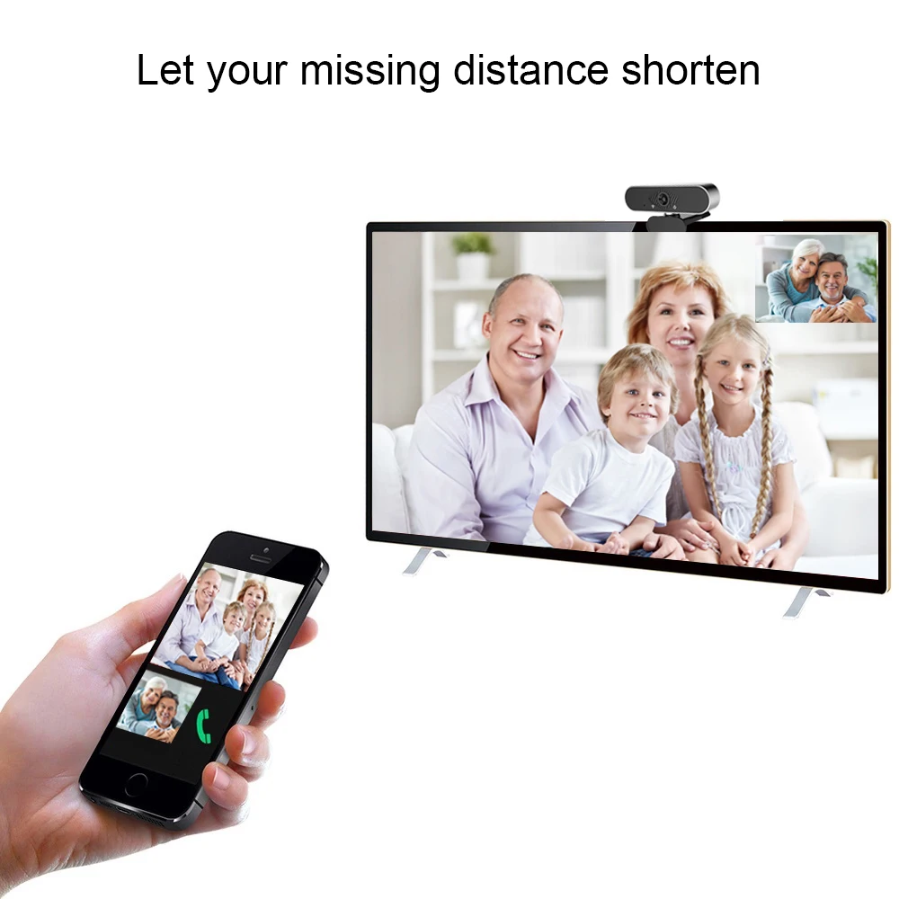 Video Calling & Recording Video Conference Online Teaching Business Meeting PC Webcam 1080P with Mic. USB Camera