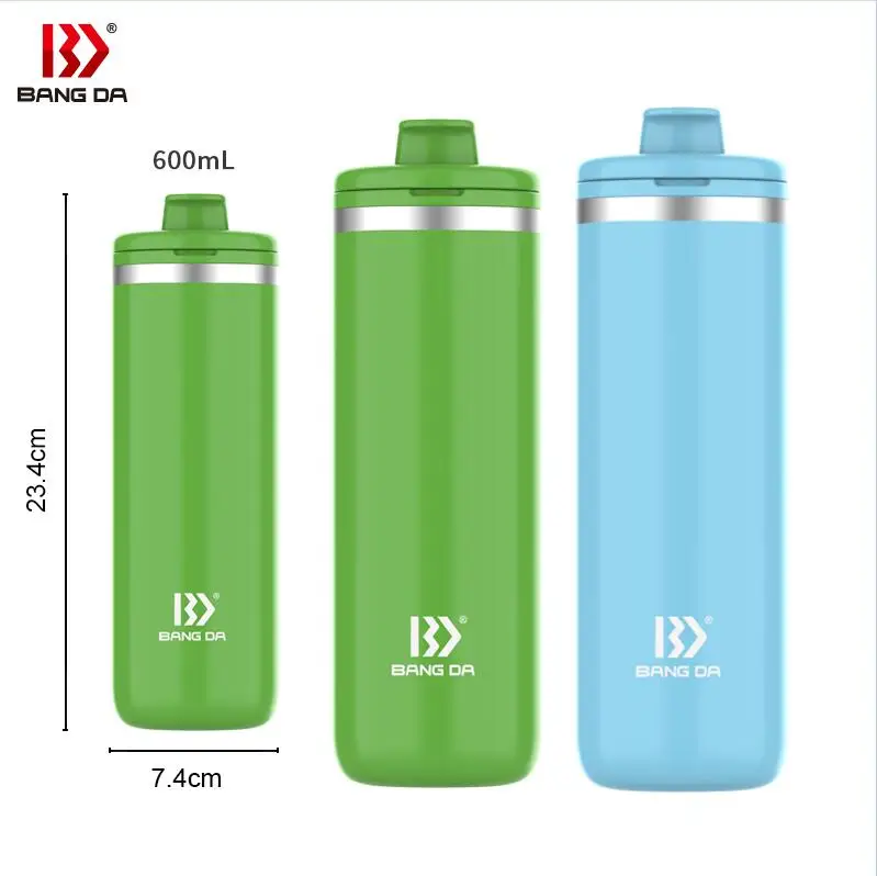 Drinking Cup Water Bottle Sublimation Tumbler with Handle Lid Stainless Steel All Around Reusable Insulated Travel Europe Vacuum