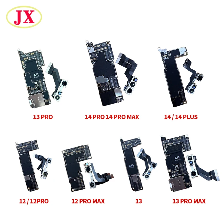Perfect Working Unlocked Face ID Motherboard For iPhone  X XS XR  Logic Motherboards For Iphone  11 12 13  Original Unlocked IC