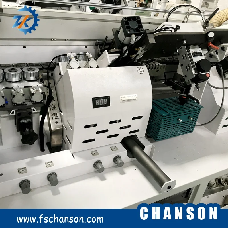 ZK Chanson Office Furniture Bevel Auto 45 Degree Edge Banding Machine