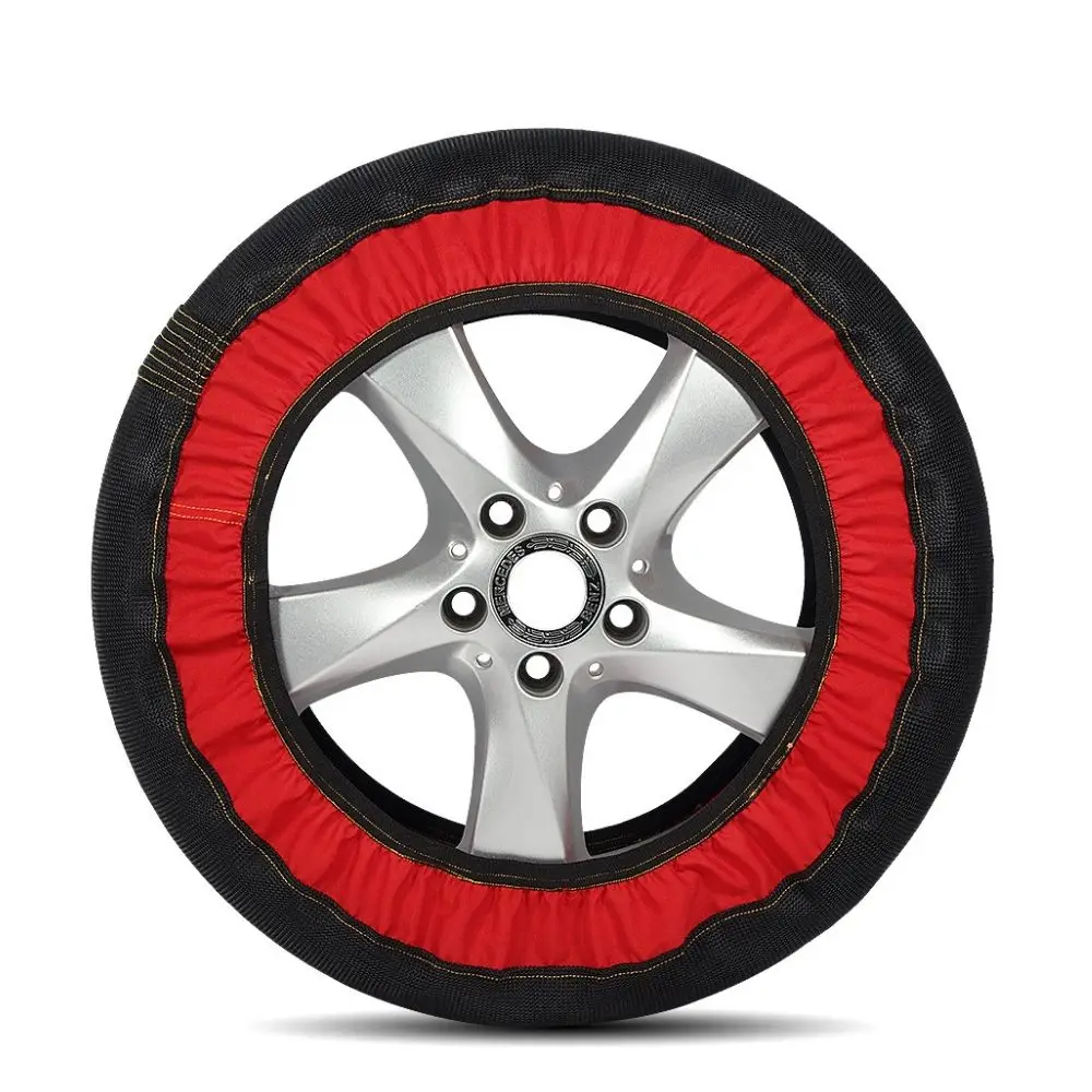 WZAUTO High quality Half pack Auto Sock Tire Anti-slip Car Cover Snow Textile Snow Chains Safety Tire Snow Socks for Car