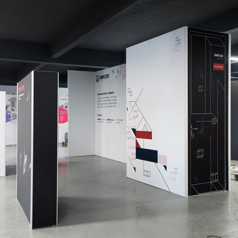 Tianyu Gorgeous Portable Trade Show Display Booth Designs For Clothing Shop Exhibition Booth