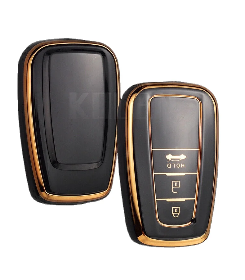 Key Fob Cover Shell  Holder For Toyota RAV4 Camry Corolla Prius Car key case