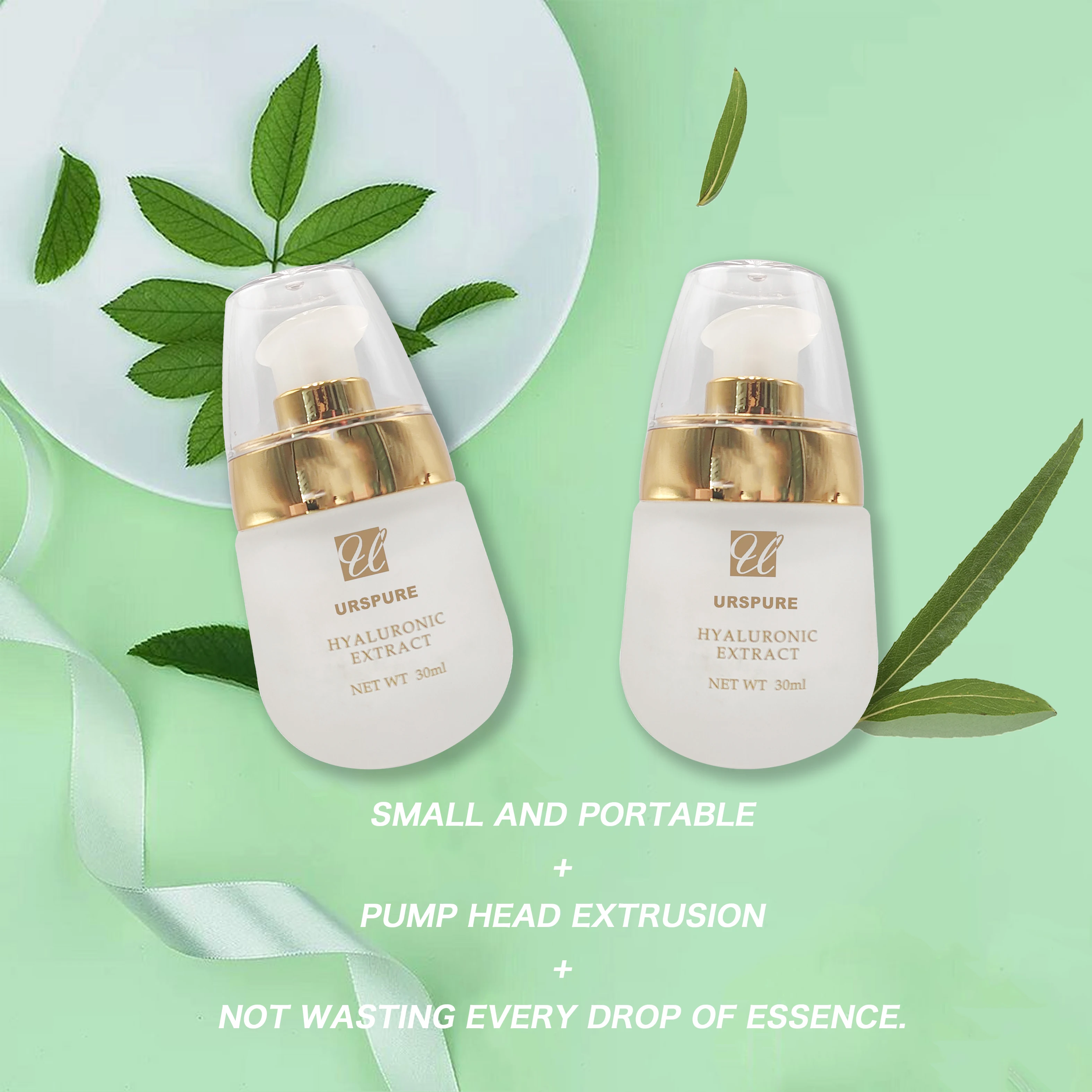 OEM  Private Label Organic Hyaluronic Acid Collagen Face Serum Anti-Wrinkle Anti-Aging  Facial Serum