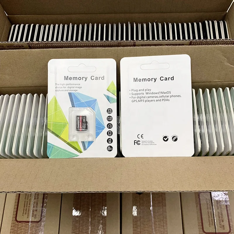 Ceamere Red Stripe Original Micro Flash Memory Cards 128GB 256GB Carte Memoire 8GB 16GB 64GB Micro TF Storage Memory Card 32GB