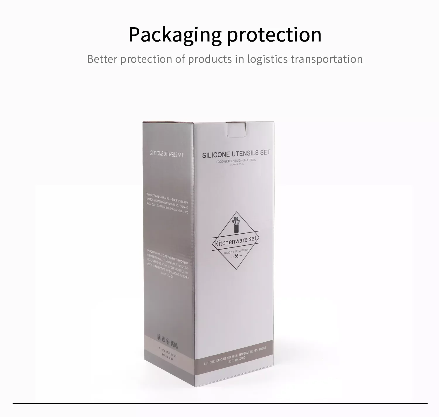 Небольшой минимальный заказ розовое золото Легкая очистка термостойкая силиконовая кухонная утварь для