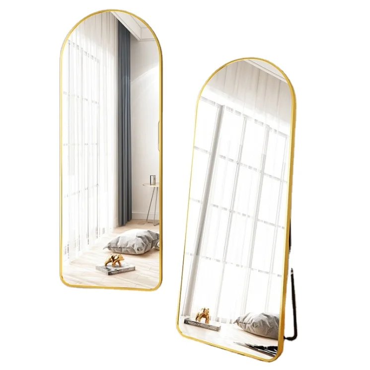 Wholesale LED Large Floor dressing mirror Stand Full Length bevemodern Mirror modern mirrors decor wall