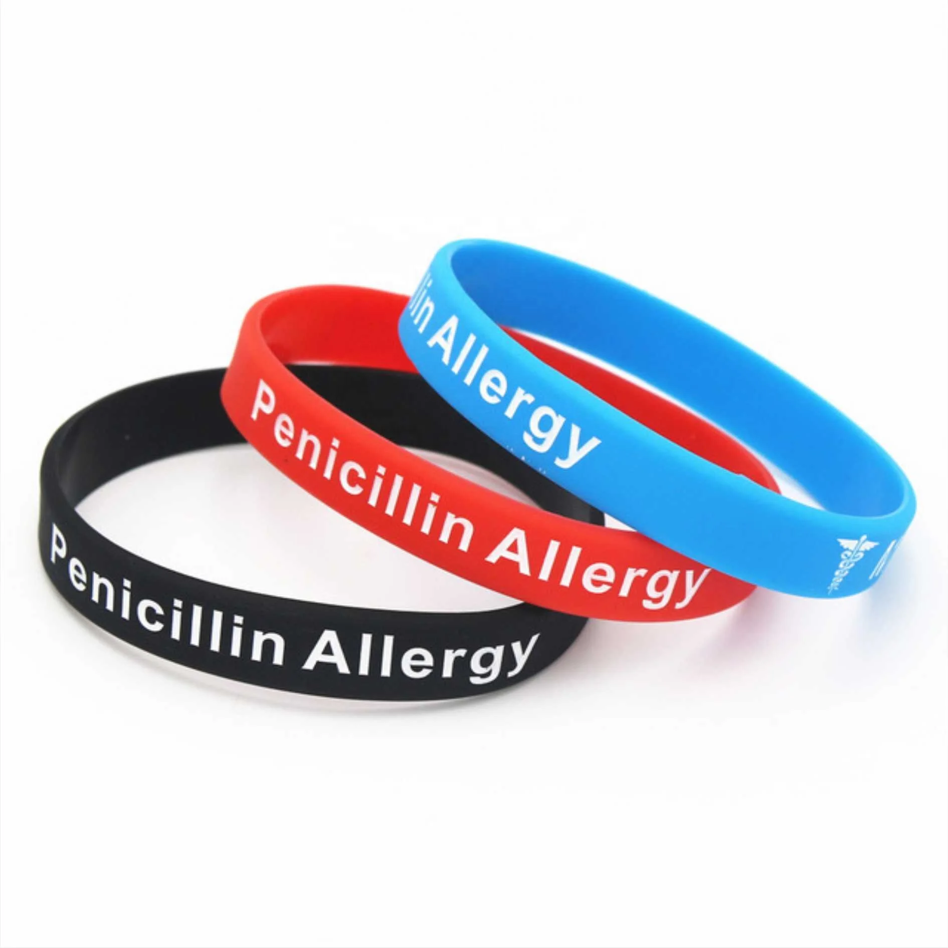 Promotional Customized Logo Soft PVC Plastic Silicone Bracelet