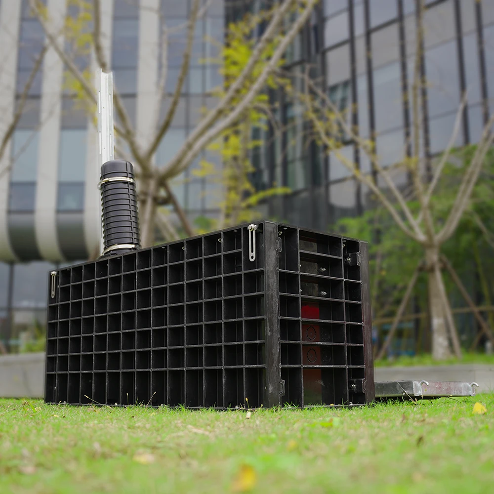 FCST-TH-SMC FPR SMC Direct Buried Telecom Cable Duct Access Chamber Manhole Box For Fiber Protection And Drop Cable