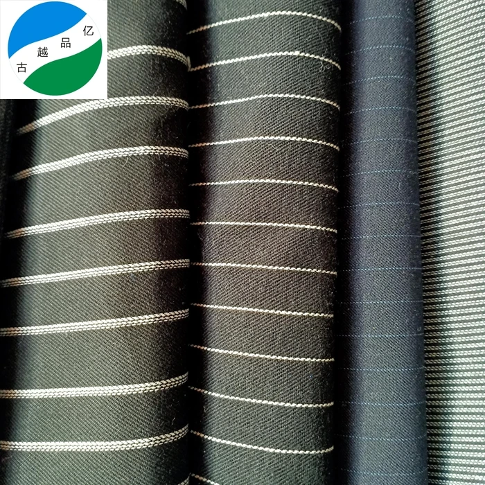 2023 new tr pants yarn dyed suit fabric stock lot hot sale polyester rayon winter item china supplier