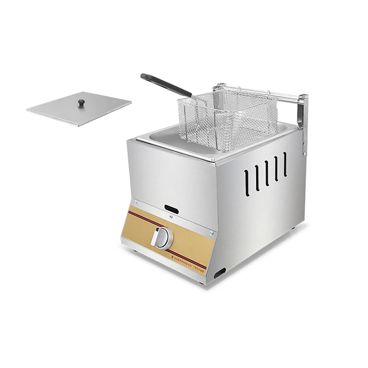 Chicken chips outdoor propane gas deep fryer deep fryer machine gas commercial deep fryer gas with temperature control