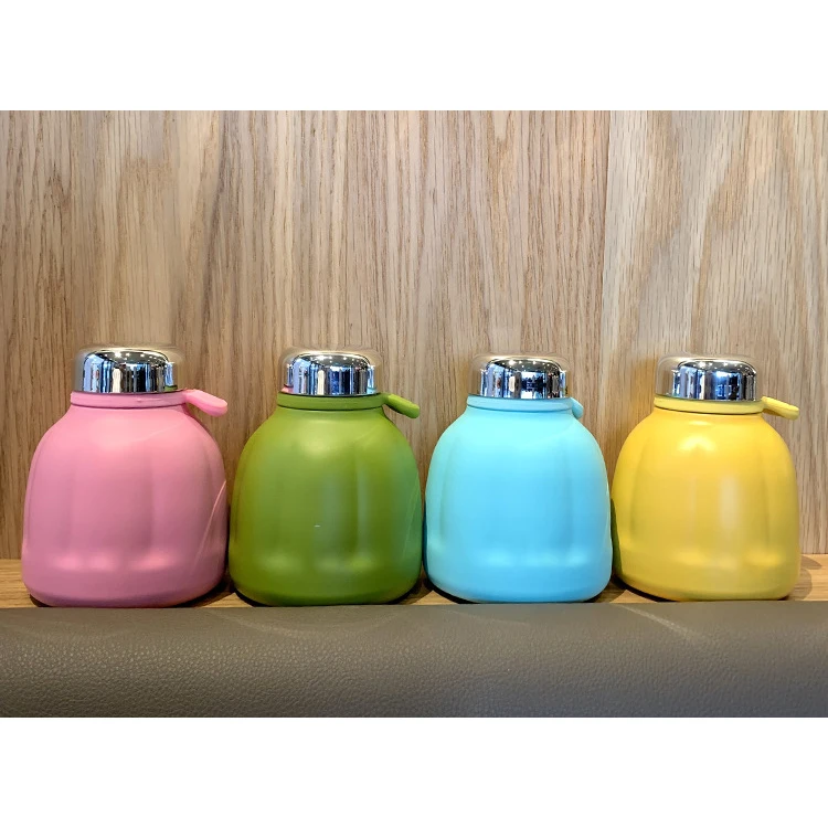 Custom Logo 250ml Water Bottle Thermo Stainless Steel Pumpkin Shape Vacuum Thermos Flask For Gift