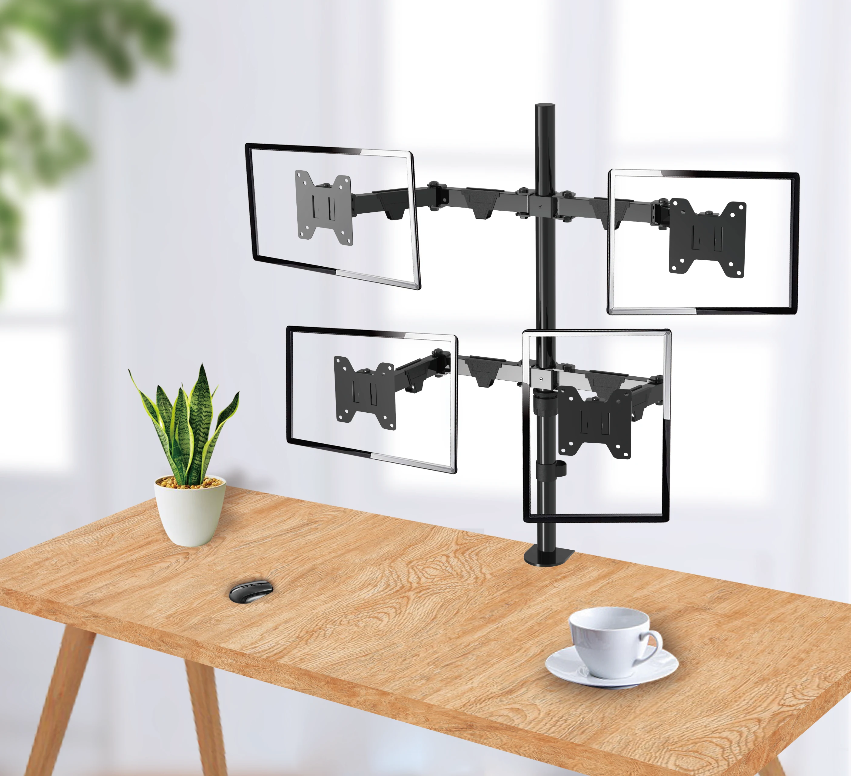 height adjustable monitor desktop monitor mount stand
