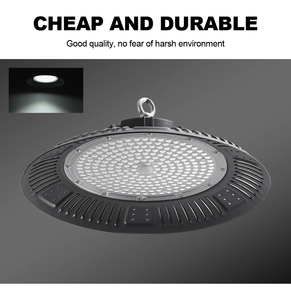 130лм/w ~ 150lm/w складская лампа 100 Вт 150 Вт 200 Вт Рабочий цех industrial НЛО вело высокий свет залива