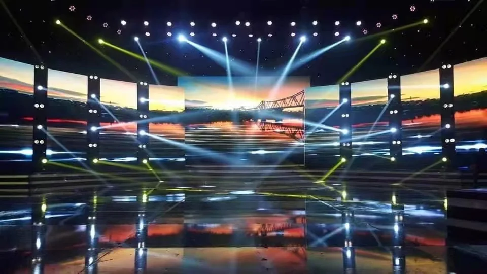 Professional Line Array sound Equipment LED Screen Shaking Head Lights Equipment Integration Project