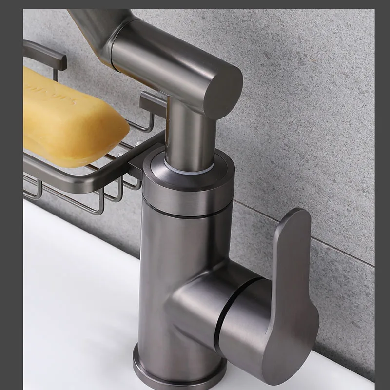 Yipin Modern stainless steel sink faucet kitchen tap sprayer faucet kitchen single hole multifunction kitchen sink faucet