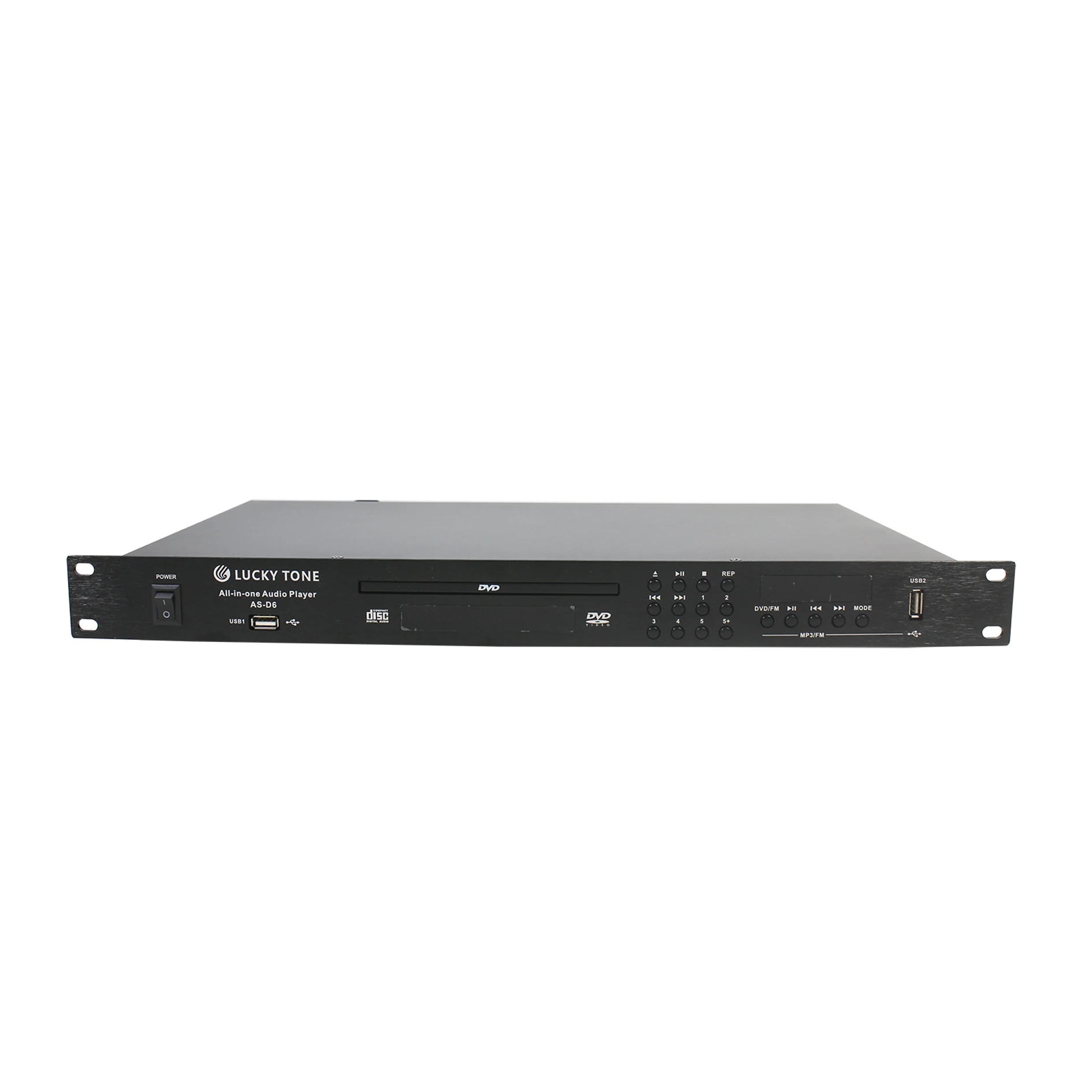 Professional All-in-one Audio player Integrate with DVD, Mp4, Mp3, CD, tuner USB, and Blue tooth into one U unit AC 220-240V