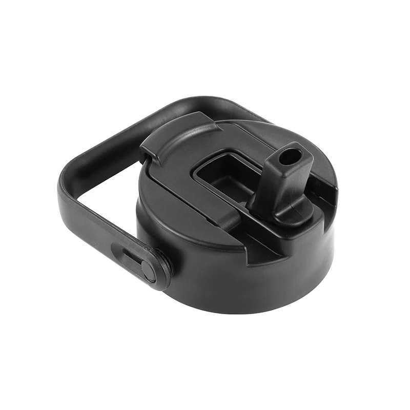 ODM Sport Plastic Drinking Lid Wide Mouth Straw Lids Stainless Steel Water Bottle Vacuum Flask Caps Plastic Lid With Handle