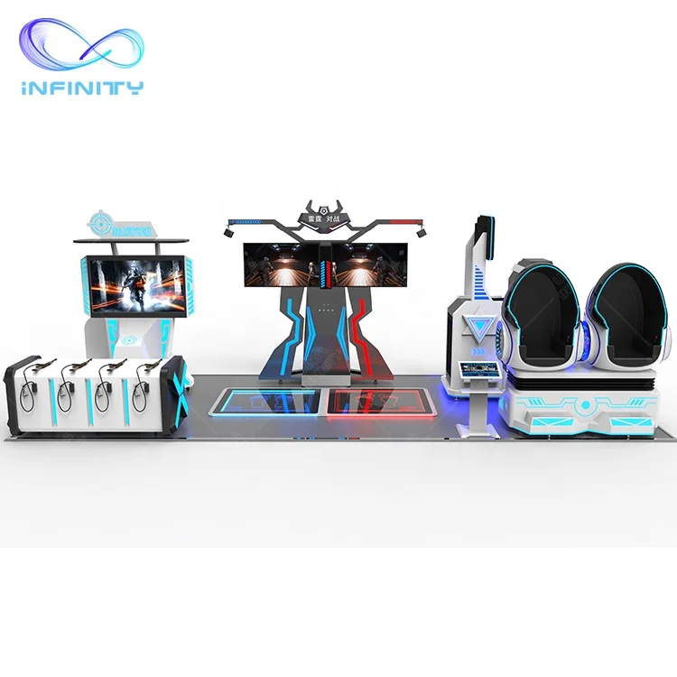 Virtual Reality Room Arcade Vr Center Car Simulator Set 9d Vr Theme Amusement Park Kids Playground Indoor Video Games Equipment