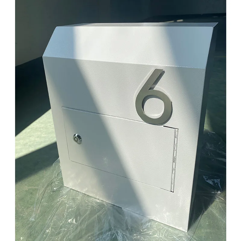 External mailbox number Metal Letters Box Sheet Metal Alphanumeric, Signs(numbers 0-9)