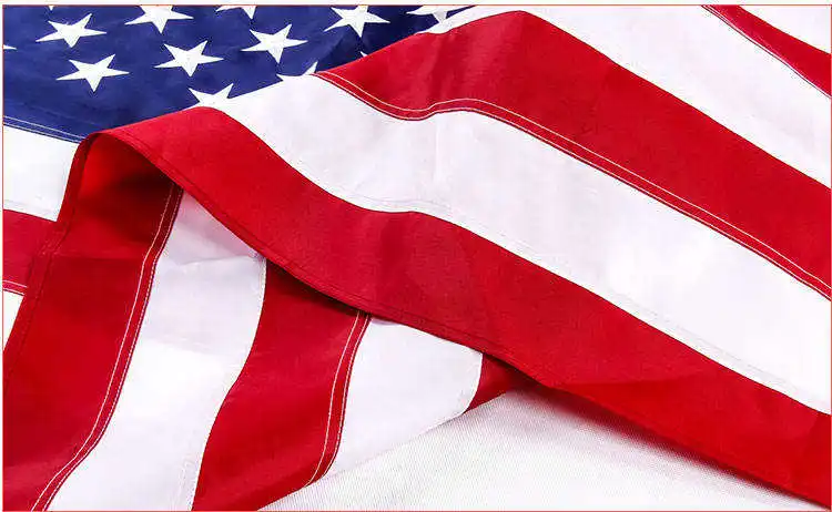 Huiyi Promotional Custom Embroidered Countries Flag 100% Polyester Custom Flags 3X5 ft